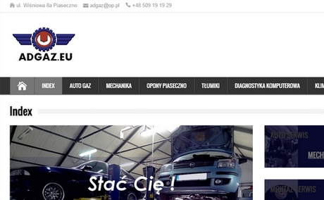 Adgaz ul. Wiśniowa 8a, T. +48 509 19 19 29